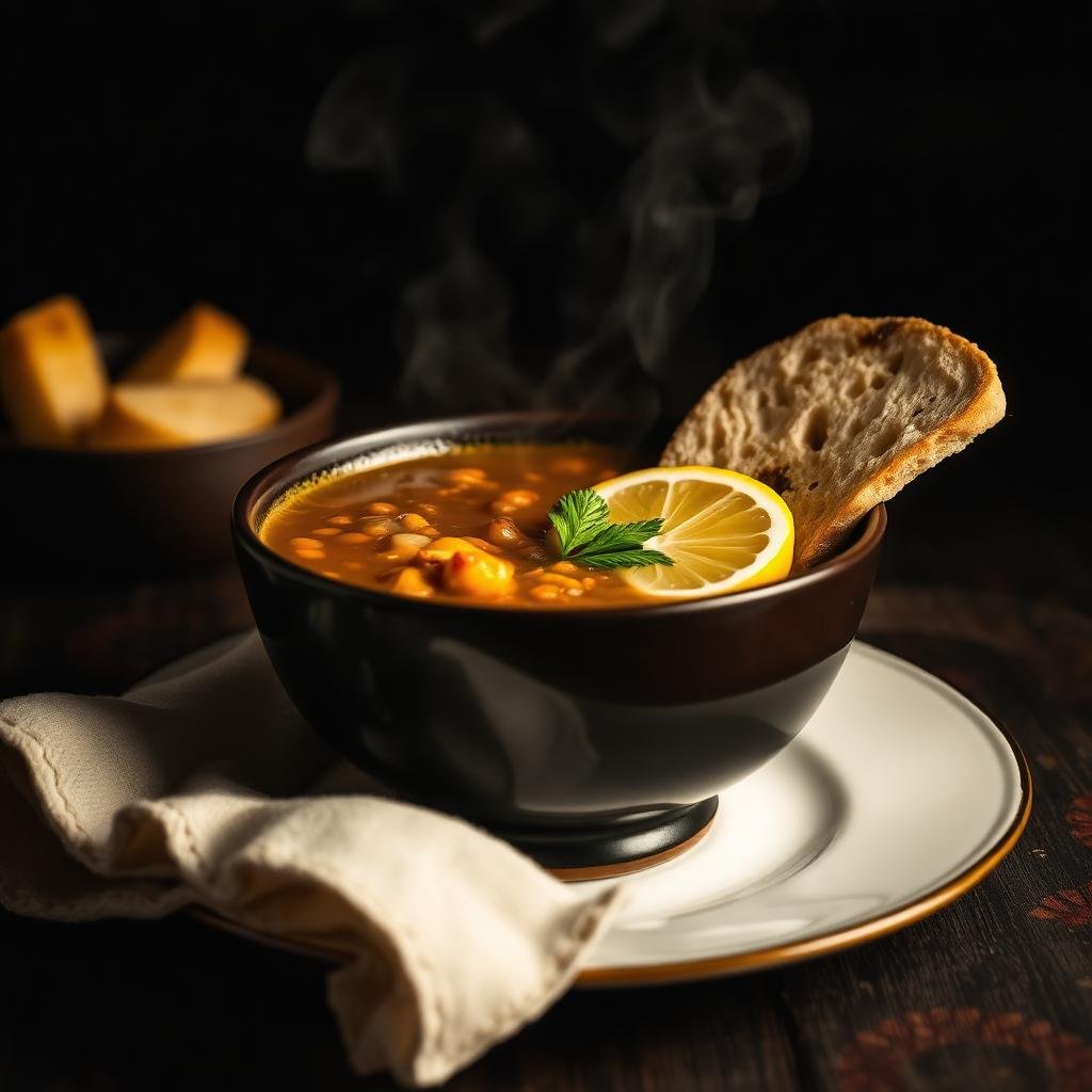 شوربة عدس بالكمون