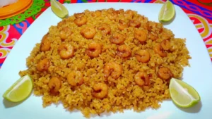 طريقة عمل الأرز بالجمبري