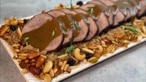 طريقة عمل اللحمة الباردة بالصوص